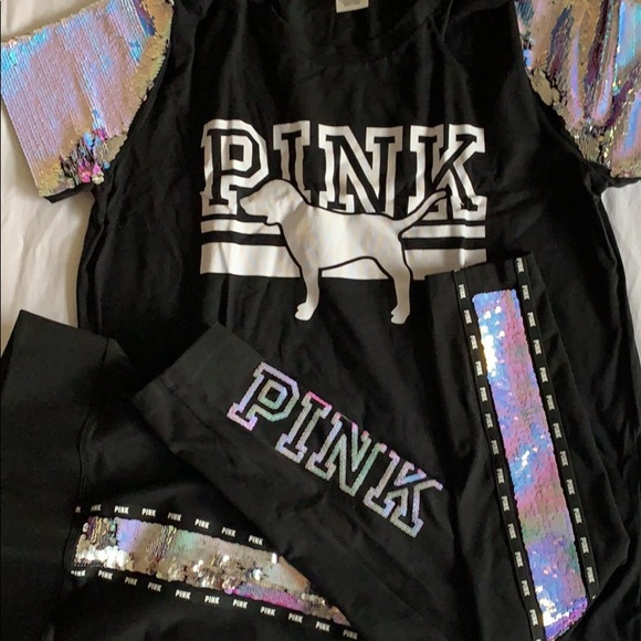 Vs pink bling outfit size large and medium - Picture 2 of 4